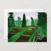 バラガーデン,ポートランド,オレゴン州ウォーター絵画カラー ポストカード (正面/裏面)