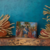 バラガーランズの饗宴， 1506 (木材に油) フォトプラーク (側面)