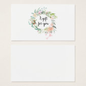 バラガーランドギフトカード (正面&裏面)