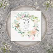 バラガーランドフローラ結婚75周年記念 スタンダードカクテルナプキン