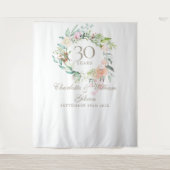 バラガーランド30周年フォトブースの背景 タペストリー (正面)