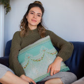 バラガーランレースのようズスワッグボーノットホームデコール クッション