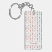 バラガーリーゴールドフォイルスタイルトバルアローズ写真 キーホルダー (正面左)