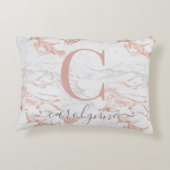 バラガーリーゴールドフォイルマーブルモノグラム アクセントクッション (裏面)