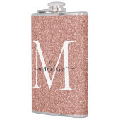 バラガーリー金ゴールドグリッタースパークルモノグラスタイリッシュム フラスク (左)