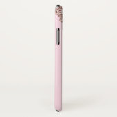 バラガーリー金ゴールドグリッタードリップスメタリックピンク名 Case-Mate iPhoneケース (裏面/右)