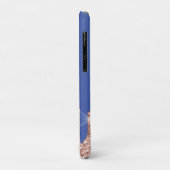 バラガーリー金ゴールドグリッタードリップス、モノグラム Case-Mate iPhoneケース (裏面/左)