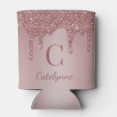 バラガーリー金ゴールドスパークルグリッタードリップスモノグラム 缶クーラー (裏面)