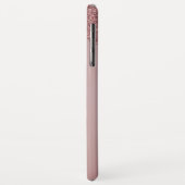 バラガーリー金ゴールドスパークルグリッタードリップスモノグラム Case-Mate iPhoneケース (裏面/左)