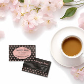 バラガーリー金ゴールドポープリントドッググルーミング 名刺