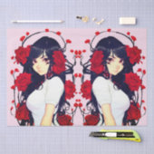 バラガールアニメ 薄葉紙 (クラフト)