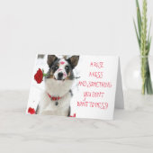 バラキスとカードにしたくない恋しく思もの カード (正面)