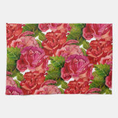 バラキッチンタオル#2 キッチンタオル (横)