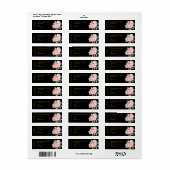 バラキャンドルラベル ラベル (フルシート)