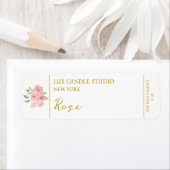 バラキャンドルラベル ラベル (インサイチュ)