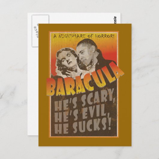 バラキュラ – バラク小浜映画ポスター ポストカード (正面/裏面)