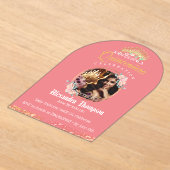 バラキンセアニラお祝いアクリル招待状 アクリル招待状 (レイダウン)