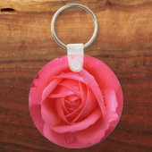 バラキーチェーン安心の赤い花の贈り物 キーホルダー (正面)