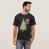 バラクおもしろいオバマバラクのまわりにinクリスマス tシャツ (正面フル)