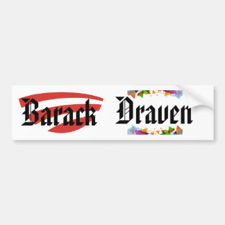 バラクおよびDravenのステッカーを挙げます バンパーステッカー