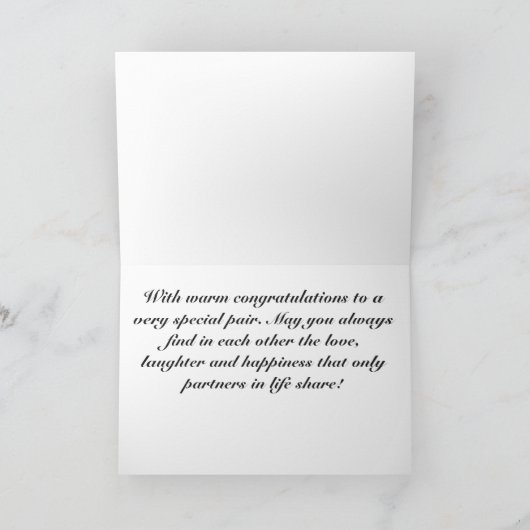 バラクとミシェル結婚ズ – カード (内部)