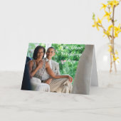 バラクとミシェル結婚ズ – カード (黄色い花)