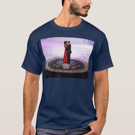 バラクとミシェル・オバマ Tシャツ (正面)