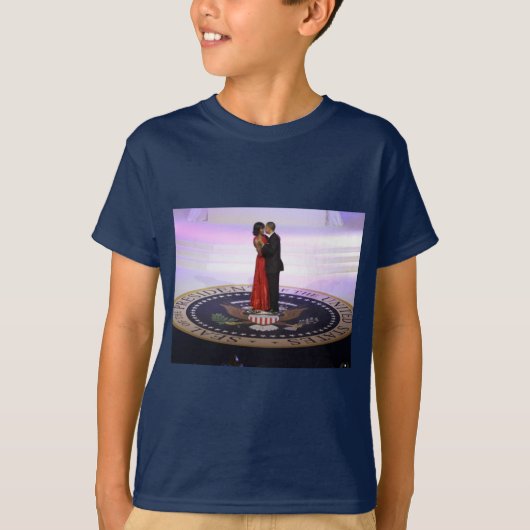 バラクとミシェル・オバマ Tシャツ (正面)