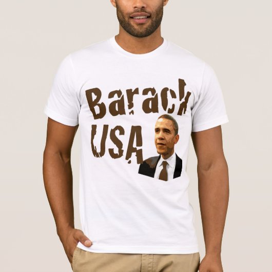 バラクアメリカPro-Obama Tシャツ (正面)