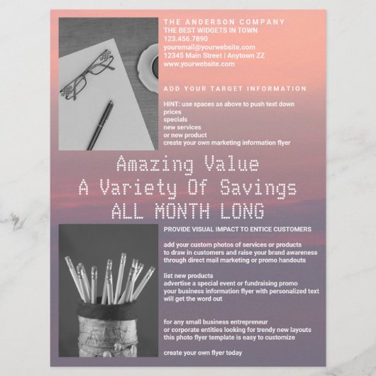 バラクォーツとセレニティピンクパープル2写真 チラシ (正面)