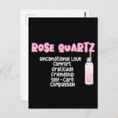 バラクォーツチャクラ天霊性ジェムストーン ポストカード (正面/裏面)