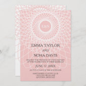 バラクォーツドリームキャッチャーDIY結婚式招待状 招待状 (正面/裏面)