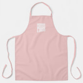 バラクォーツ – ロゴの追加 エプロン (正面)