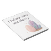 バラクォーツ&蛍石の結晶確認 ノートパッド (アングル)