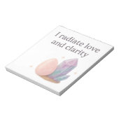 バラクォーツ&蛍石の結晶確認 ノートパッド (回転)