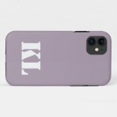 バラクォー無地のツカラーミニマリストモノグラム Case-Mate iPhoneケース (裏面(横))