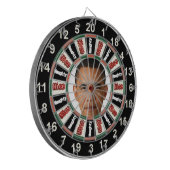 バラクオバマの政治ダーツ委員会のポートレート ダーツボード (正面左)