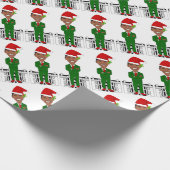 バラクオバマサンタクロース ラッピングペーパー (角)