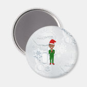 バラクオバマサンタ マグネット (正面/裏面)