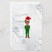 バラクオバマサンタ 便箋 (正面/裏面)