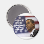 バラクオバマハート マグネット (正面/裏面)