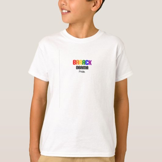 バラクオバマプライドキッズ Tシャツ (正面)