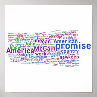 バラクオバマ大統領の演説 ポスター