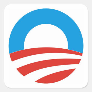 バラクオバマ大統領アメリカのロゴ選挙2012 スクエアシール