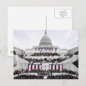 バラクオバマ大統領就任式2009 ポストカード (正面/裏面)