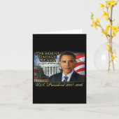 バラクオバマ大統領2008-2016米国大統領 カード (黄色い花)