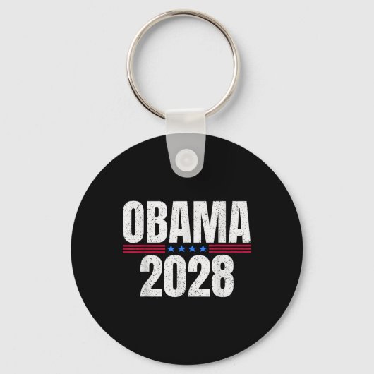 バラクオバマ大統領2028オバマ2028 キーホルダー (正面)
