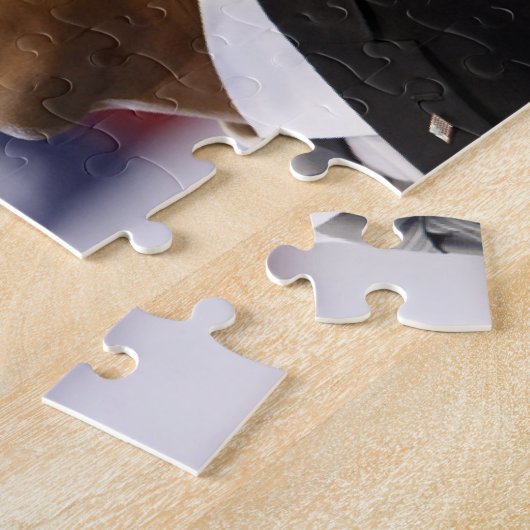 バラクオバマ朝貢パズル ジグソーパズル (側面)