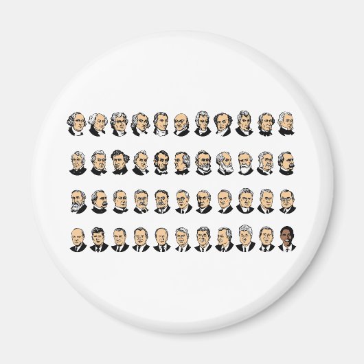 バラクオバマ氏 – 州の統一された大統領 マグネット (正面)