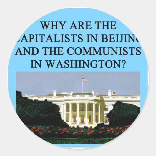 バラクオバマ民主社会主義者 ラウンドシール (正面)